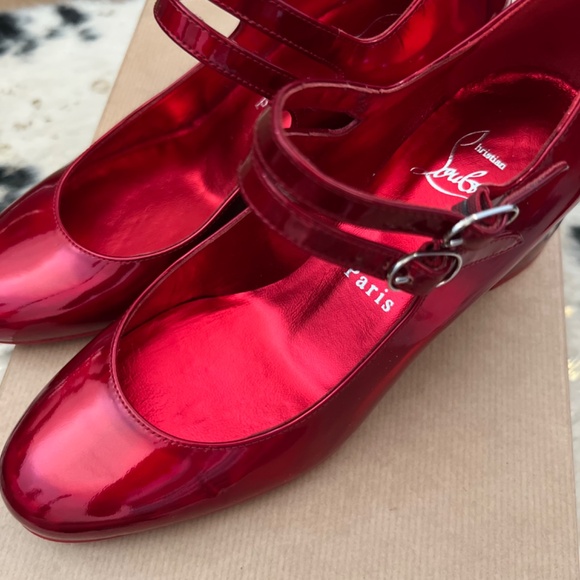 New Christian Louboutin Mary Jane pumps - Picture 4 of 5